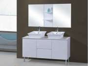 Bathroom Vanities SRW38S-1500D 1500mm Freestanding Stone top Vanity
