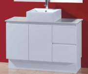 Bathroom Vanities SRW39S-1200 1200mm Freestanding Stone Top Vanity
