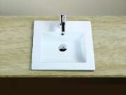 Bathroom Basins Under Counter Basins SB48 Square Drop In Basin 