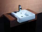 Bathroom Basins Semi Inset Basins SB59 Internal Square 