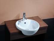 Bathroom Basins Semi Inset Basins SB25 Semi-recessed Basin 
