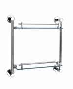 Bathroom Accessories S1544A Double glass Shelf